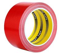 LLPT Ruban Adhésif en Tissu Ruban Adhésif Couleur pour Les Travaux Manuels de Décoration Intérieure et Extérieure 50MM x 14M 1Rouleau Rouge (DT501RD)