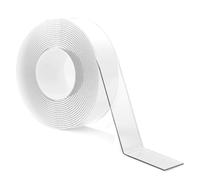 LLPT Ruban Adhésif Nano Double Face 30mm x 5m Transparent Sans Trace
