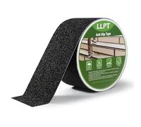 LLPT Ruban Antidérapant Résistant Noir 76mm x 5m