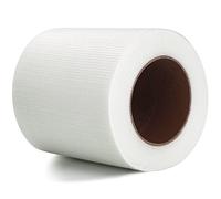 LLPT Ruban de réparation en tissu 15cm x 30m Qualité industrielle Extra Durable 200g Tissu en fibre robuste auto-adhésif pour la réparation de patchs à coudre Couleur blanche (DRF610)