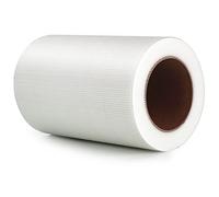 LLPT Ruban de réparation en tissu 20cm x 30m Qualité industrielle Extra Durable 200g Tissu en fibre lourde auto-adhésif pour la réparation de patchs à coudre Couleur blanche (DRF810)