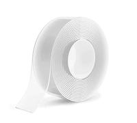 LLPT Ruban nano double face 3cm x 5m Ruban de montage solide Ruban de gel robuste transparent sans trace lavable sans résidu pour le bureau à domicile magasin carte déco affiche photo mur(NT30)