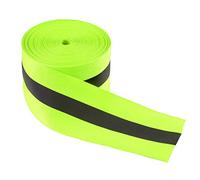 LLPT Ruban réfléchissant Ruban à coudre haute visibilité 5cm x 15m en nylon argenté Sangle de sécurité fluorescente pour garniture de sécurité d'avertissement vert(RRG250)