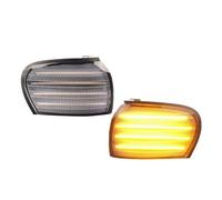 LLQJTC Clignotant Remplacement Pour Subaru Pour Impreza Pour WRX 1995 1996 1997 1998-2001 2X Marqueur Latéral Avant Clignotant Stationnement LED 84451FA060(Clear Lens Amber)