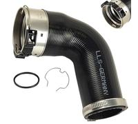 LLS-GERMANY Tuyau Turbo compatible avec B M W Série 5, E60, E61, 525d, 530d, 11617799401, 7799401, 11617797697, 11617791664, Raccord original HENN