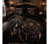 LLSZAHD Housse de Couette 135 x 200 Acchiappasogni Stile Gotico