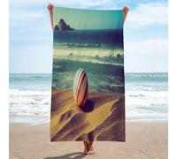 LLSZAHD Serviette de Plage Beach-Volley Serviette de Bain 160 X 80cm Serviette de Plage en Microfibre Drap de Plage sans Sable Drap de Plage Douce Serviette de Sport Séchage Rapide