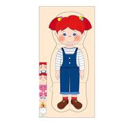 LLTCMAOYI Montessori Puzzle en bois multicouche pour enfants Éducation précoce Comprendre la structure de l'organe humain, fille