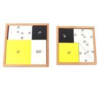LLTCMAOYI Théorème de Pythagore - Planche en bois pour l'enseignement des mathématiques et du sida - Deux ensembles