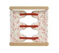 LLTCMYGS Aide pédagogique encadrement de vêtements avec Boucle en Bois, Pratique Montessori des compétences motrices Fines