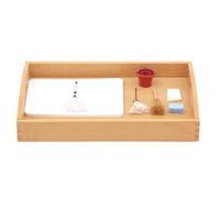 LLTCMYGS Articles de Nettoyage Mini Montessori et Jouets de Cartes Correspondants similaires, matériels linguistiques et Aides pédagogiques