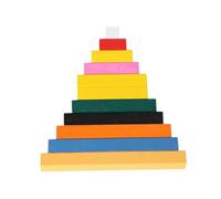 LLTCMYGS Baguettes Montessori en Bois pour Les nombres, bâtons de Perles mathématiques codés par Couleur, activité d'apprentissage Pratique et ludique