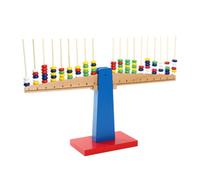 LLTCMYGS Balance arithmétique Montessori, Jouet éducatif en Bois pour Apprendre Les mathématiques aux Tout-Petits