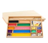 LLTCMYGS Bâtons de géométrie Montessori, manipulateur mathématique en Bois, Cadeau éducatif