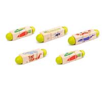 LLTCMYGS Blocs de Puzzle rotatifs en Bois Montessori, Jouet éducatif pour Le développement cognitif précoce