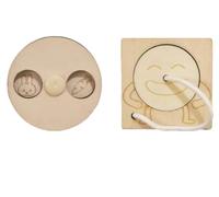 LLTCMYGS Busy Board Mini Turntable Matching, Jouet Éducatif Préscolaire pour Enfants Montessori