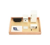 LLTCMYGS Cartes de Correspondance des Petits appareils électriques Montessori, Aides à l'enseignement des Langues, matériaux linguistiques pour la Maternelle