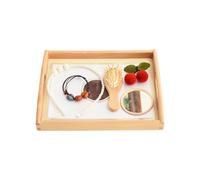 LLTCMYGS Cartes de toilettage Montessori, Ensembles d'objets Correspondants, matériaux d'apprentissage en Langue