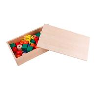 LLTCMYGS Coffret de Perles sensorielles Montessori, Jouets perlés pour la motricité Fine, activités préscolaires