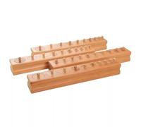 LLTCMYGS Douille cylindrique en Bois Montessori, Douille cylindrique sensorielle Professionnelle