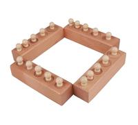 LLTCMYGS Douille cylindrique en Bois Montessori Enseignant Le SIDA, Jouets sensoriels pour Les Enfants d'âge préscolaire