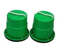 LLTCMYGS Échasses cylindriques antidérapantes pour Enfants, Jouet coloré de Formation à l'équilibre et à l'intégration sensorielle pour Tout-Petits,Vert