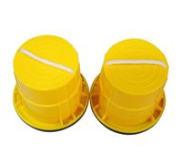 LLTCMYGS Échasses cylindriques antidérapantes pour Enfants, Jouet coloré de Formation à l'équilibre et à l'intégration sensorielle pour Tout-Petits,Jaune