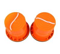 LLTCMYGS Échasses cylindriques antidérapantes pour Enfants, Jouet coloré de Formation à l'équilibre et à l'intégration sensorielle pour Tout-Petits,Orange