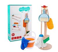 LLTCMYGS Ensemble de Jeu de Nettoyage Montessori pour Tout-Petits, Jouet de Simulation de tâches ménagères pour garçons et Filles