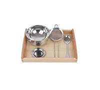 LLTCMYGS Ensemble de Jouets de Tamissage de Sable Montessori pour Tout-Petits, Exercices de Compétences de Vie Quotidienne pour Enfants,Model b