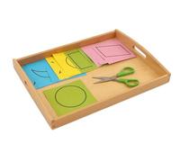 LLTCMYGS Ensemble de Jouets Montessori à découper en Papier DIY, activité précoce pour développer Les compétences en Ciseaux