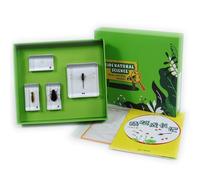 LLTCMYGS Ensemble de Jouets spécimens de Libellule en résine Montessori, Cadeaux éducatifs scientifiques pour Enfants