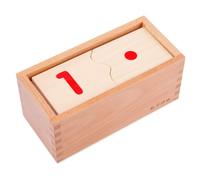 LLTCMYGS Ensemble de Puzzles numériques en Bois Montessori, Puzzle des Chiffres de 1 à 10 pour l'apprentissage précoce à la Maternelle