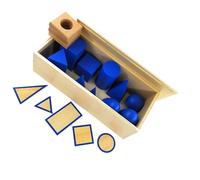 LLTCMYGS Ensemble de Solides géométriques Montessori avec Planches d'ombres à associer, Jouet d'apprentissage des Formes 3D pour Tout-Petits