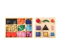 LLTCMYGS Ensemble de Symboles de la Langue Montessori Enseignant Le SIDA, Symboles de Grammaire en Bois avec boîte (Deux pièces)