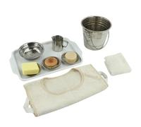 LLTCMYGS Ensemble de Travail de Lavage de Table Montessori, cultivant l'indépendance et l'autonomie des Enfants