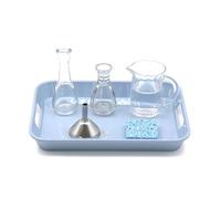 LLTCMYGS Ensemble de Travail d'eau versée et en Mouvement avec Entonnoir, Pratique des compétences motrices Fines Montessori