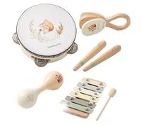 LLTCMYGS Ensemble d'instruments de Percussion Montessori Orff, développement sensoriel et auditif (6 pièces)