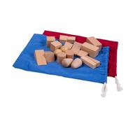 LLTCMYGS Ensemble sensoriel Montessori « Sac mystère », Jouet en Bois pour la Reconnaissance des Formes et l'apprentissage Tactile pour Tout-Petits