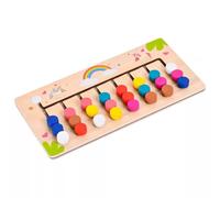 LLTCMYGS Jeu de Correspondance de Couleurs Montessori en Bois 8 Couleurs pour Enfants, Jouet éducatif pour la pensée logique et la Reconnaissance des Couleurs