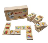 LLTCMYGS Jeu de Domino Montessori, Puzzle éducatif pour Enfants avec Images