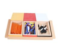 LLTCMYGS Jeu de Serpent d'addition Montessori, Jouet éducatif pour la Maternelle pour Compter Les Perles