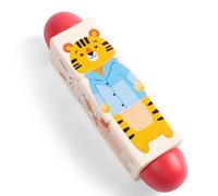 LLTCMYGS Jouet en Bois Rotatif en Forme d'animaux, Jouet Montessori pour Les compétences motrices Fines des Tout-Petits,Model a