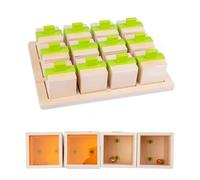 LLTCMYGS Jouets de Construction en Bois Montessori avec Correspondance des Sons, matériaux sensoriels auditifs