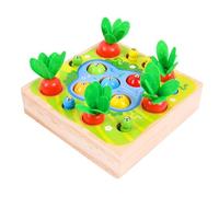 LLTCMYGS Jouets de Jeu de Chasse au Radis Montessori et à la pêche aux Insectes, Le développement de la motricité Fine