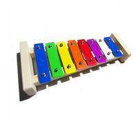 LLTCMYGS Jouets de Piano à manivelle Montessori à Huit Tons, Jouets musicaux Orff, Cadeaux de Noël