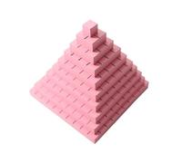 LLTCMYGS Jouets numériques carrés Montessori, Jouet d'apprentissage des nombres carrés pour l'enseignement des mathématiques pré-K