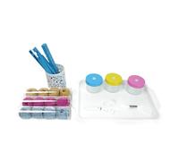 LLTCMYGS Kit de métier à Tisser Montessori, Mini métier à Tisser Ensemble d'artisanat pour Enfants, capacité de réflexion cérébrale