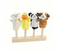 LLTCMYGS Marionnettes à Doigts Mini Animaux Montessori, Jeu de marionnettes Souples pour Les Mains pour Enfants autistes