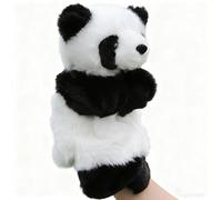 LLTCMYGS Marionnettes à Main Montessori de Pandas et de Tigres, Cadeaux de Noël pour raconter des Histoires aux Enfants,Pandas